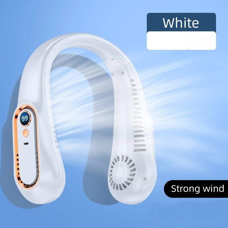 Froza Neck Fan for Outdoor 2025 New Arrivals Bladeless Rechargeable Usb Portable Hanging Neck Cooling Fan
