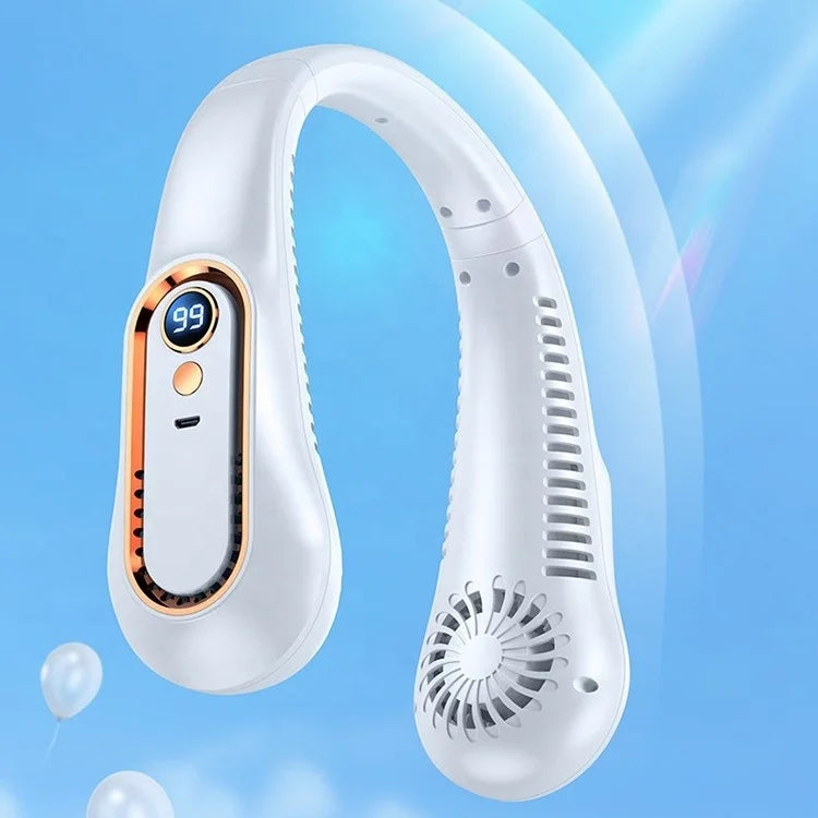 Froza Neck Fan for Outdoor 2025 New Arrivals Bladeless Rechargeable Usb Portable Hanging Neck Cooling Fan