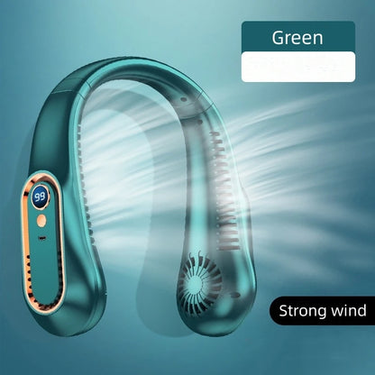 Froza Neck Fan for Outdoor 2025 New Arrivals Bladeless Rechargeable Usb Portable Hanging Neck Cooling Fan
